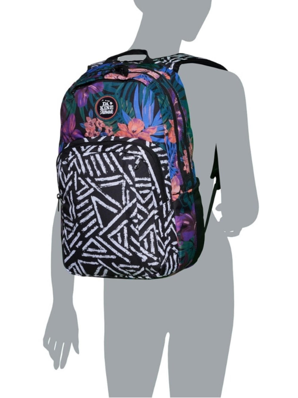 Dakine Campus 25L Backpack Medium Size Hawaiian Tropidelic Print